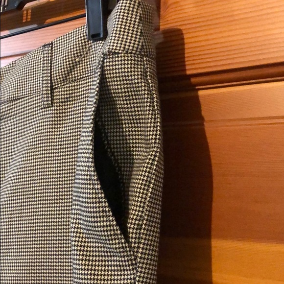 New vintage high rise flare houndstooth trouser - Picture 7 of 12